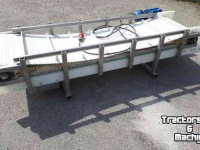 Convoyeur  Ontwateringsband RVS frame 220x55cm