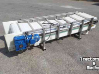 Convoyeur  Ontwateringsband RVS frame 220x55cm