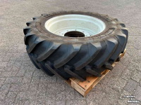 Roues, Pneus, Jantes, Barillets Jumelage Michelin Multibib 440/65R28 incl. verstelbare velg 9 gaats