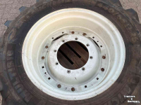 Roues, Pneus, Jantes, Barillets Jumelage Michelin Multibib 440/65R28 incl. verstelbare velg 9 gaats