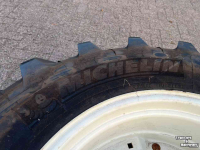 Roues, Pneus, Jantes, Barillets Jumelage Michelin Multibib 440/65R28 incl. verstelbare velg 9 gaats