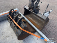 Mini pelleteuse Volvo EC 35D kraan + Hulco machinetransporter