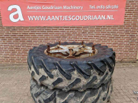 Roues, Pneus, Jantes, Barillets Jumelage  480/70/38R Set dubbellucht 40%