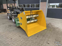 Distributeur de paille pour des logettes Heuvelmans Instrooibak met transportband