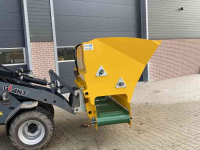 Distributeur de paille pour des logettes Heuvelmans Instrooibak met transportband
