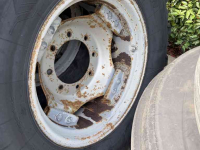 Roues, Pneus, Jantes, Barillets Jumelage Case-IH set velgen 24 inch, met 14.9-24 banden erop