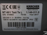Aspirateurs Karcher NT40/1 Tact TE stof en waterzuiger stofzuiger met machinestopcontact