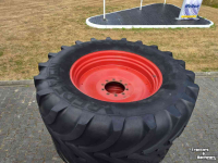 Roues, Pneus, Jantes, Barillets Jumelage Vredestein 650/65R42, Fendt 700, 800