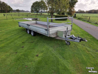 Remorque automobile jusqu’ à 3500 Kg Hapert Hapert azure 5x2 plateauwagen/aanhanger.