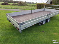 Remorque automobile jusqu’ à 3500 Kg Hapert Hapert azure 5x2 plateauwagen/aanhanger.