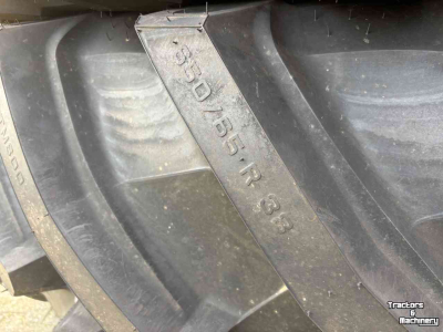 Roues, Pneus, Jantes, Barillets Jumelage Trelleborg 650/65R38  540/65R28 TM800 nieuw op 8-gaats velgen