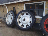 Roues, Pneus, Jantes, Barillets Jumelage Kleber 12.4x46