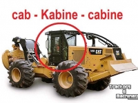 Bulldozeur Caterpillar Kabine voor 525D 535D 545D 555D
