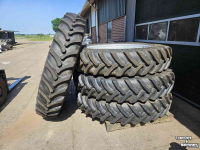 Roues, Pneus, Jantes, Barillets Jumelage Alliance 380/90R50 A-350 op 10- gaats velg