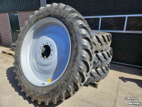 Roues, Pneus, Jantes, Barillets Jumelage Alliance 380/90R50 A-350 op 10- gaats velg