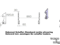 Rabot caoutchouc Qmac HAKENSET: SCHAFFER LOADER