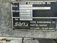 Remorque automobile jusqu’ à 3500 Kg Saris Sara 2051 machine transporter