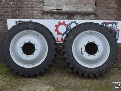 Roues, Pneus, Jantes, Barillets Jumelage Firestone 270/95r32