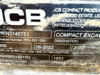 Mini pelleteuse JCB 16C-1 minigraver 2022!!! OPRUIMING!!