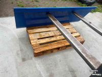 Coupe-blocs d'ensilage AP Neerklapbare bodemplaat 1800