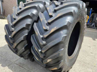 Roues, Pneus, Jantes, Barillets Jumelage Michelin 600/70R30 Axiobib. 45 mm profiel