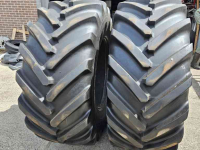 Roues, Pneus, Jantes, Barillets Jumelage Michelin 600/70R30 Axiobib. 45 mm profiel