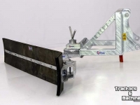 Rabots à lisier Qmac Modulo rubber manure scrapers 270cm hookup Terex