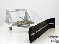 Rabots à lisier Qmac Modulo rubber manure scrapers 270cm hookup Terex