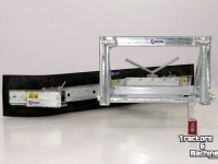 Rabots à lisier Qmac Modulo rubber manure scrapers 270cm hookup Terex