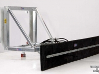 Panneau coulissant de fourrage Qmac Modulo Rubber Voerschuif 180 cm met  JCB Q-Fit aanbouw