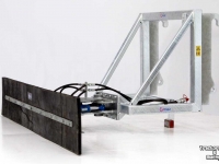 Panneau coulissant de fourrage Qmac Modulo Rubber Voerschuif 180 cm met  JCB Q-Fit aanbouw