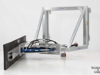 Panneau coulissant de fourrage Qmac Modulo Rubber Voerschuif 180 cm met  JCB Q-Fit aanbouw