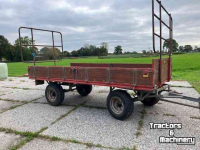 Remorque  Gijzen platte wagen vierwielige wagen