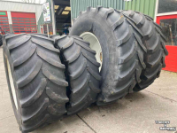 Roues, Pneus, Jantes, Barillets Jumelage Vredestein banden set  650/85R38 & 600/70R30 breedspoor !
