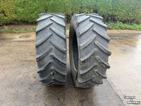 Roues, Pneus, Jantes, Barillets Jumelage BKT 520/70R38