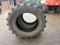Roues, Pneus, Jantes, Barillets Jumelage BKT 520/70R38