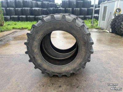 Roues, Pneus, Jantes, Barillets Jumelage BKT 520/70R38