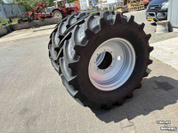 Roues, Pneus, Jantes, Barillets Jumelage BKT Set demo wielen BKT 540x65R28 velg klasse 3