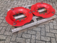 Tracteur Fendt adapterplaten wielgewichten 10 gats