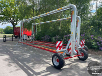Pont d'irrigation mobile Hommes Beregeningsbrug/mobiele waterbrug