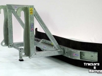 Rabot caoutchouc Qmac Modulo Gummischieber für Gelände 2.40 mtr anbau Volvo L50- L60-L90