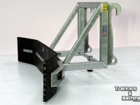 Rabot caoutchouc Qmac Modulo Gummischieber für Gelände 2.40 mtr anbau Volvo L50- L60-L90
