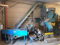 Peseuses Pro-Pak Weeglijn, opvoerelevator, 2000 EW weger, poetmachine