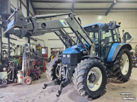 Tracteur New Holland TS100 met voorlader, fronthef en pto