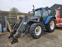 Tracteur New Holland TS100 met voorlader, fronthef en pto