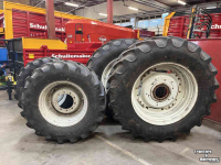 Roues, Pneus, Jantes, Barillets Jumelage Michelin 540/65R30 MultiBIB / BKT 520/85R42 AgriMAX