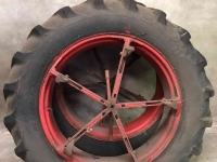Roues, Pneus, Jantes, Barillets Jumelage Dunlop Fieldmax 13.6/12-38 Dubbellucht