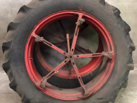 Roues, Pneus, Jantes, Barillets Jumelage Dunlop Fieldmax 13.6/12-38 dubbellucht