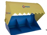 Coupe-blocs d'ensilage Qmac Kuilhapper met dichte bak Silage Shear Bucket