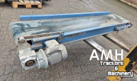 Convoyeur  onbekend / unknown 2100X400 TRANSPORTBAND VLAKKE BAND FLAT BELT CONVEYOR BELT FLACHBAND FÖRDERBAND